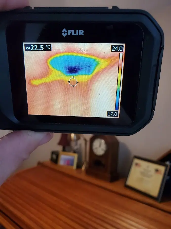 Thermal imaging inspection for water damage in Highlands Ranch